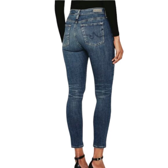 AG Adriano Goldschmied The Farrah High-Rise Skinny Crop Jeans - Picture 3 of 8